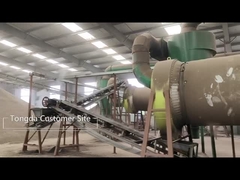 Gránulo doble del fertilizante orgánico del granulador 20TPH del fertilizante del rodillo NPK que hace la máquina