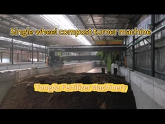 Estiércol vegetal comercial Turner Fertilizer Compost Turning Equipment del abono del pollo