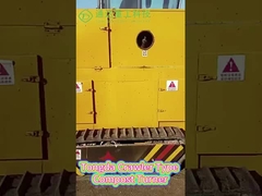 máquina de girar el compost de tipo arrastrador