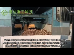 girador de compost de ruedas pequeñas