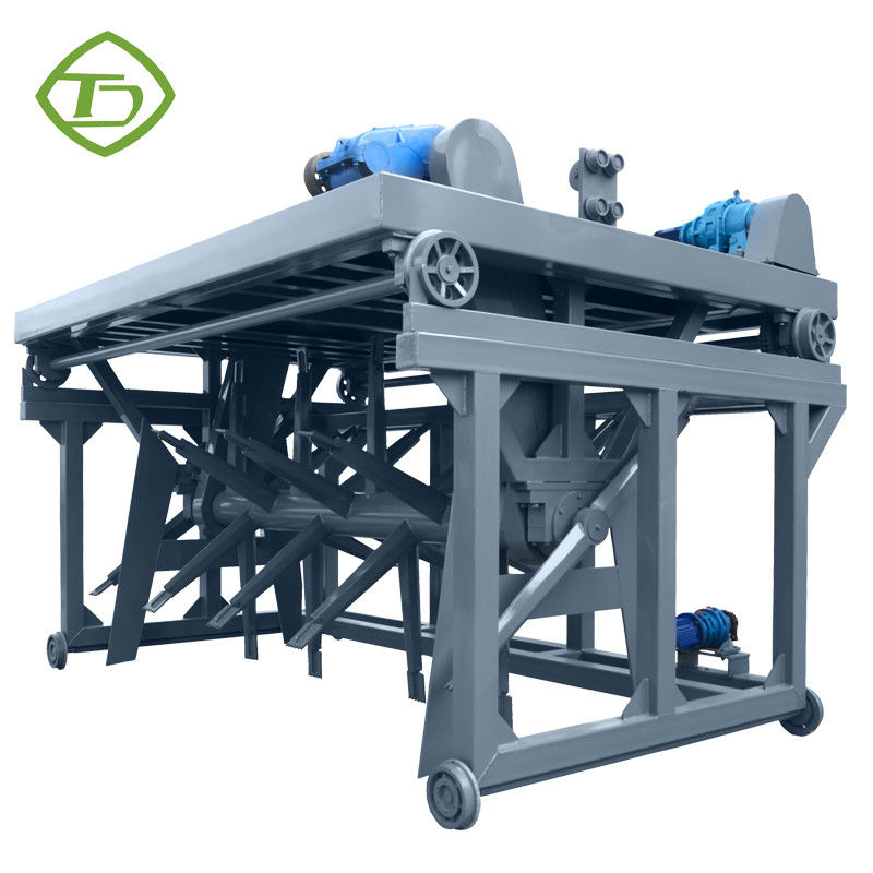 Tipo verde estiércol vegetal Turner Chicken Manure Compost Machine del surco