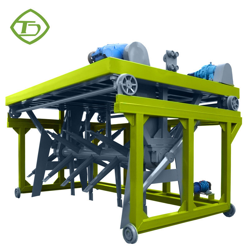 Tipo verde estiércol vegetal Turner Chicken Manure Compost Machine del surco