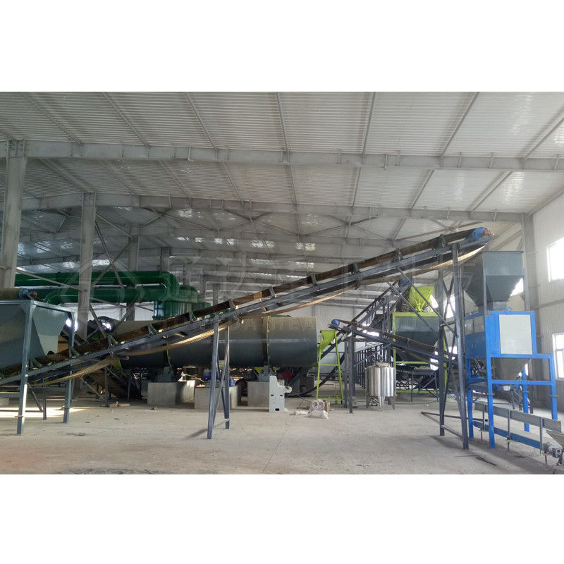 Cadena de producción del granulador del fertilizante de 20 Tons/H máquina para los gránulos orgánicos