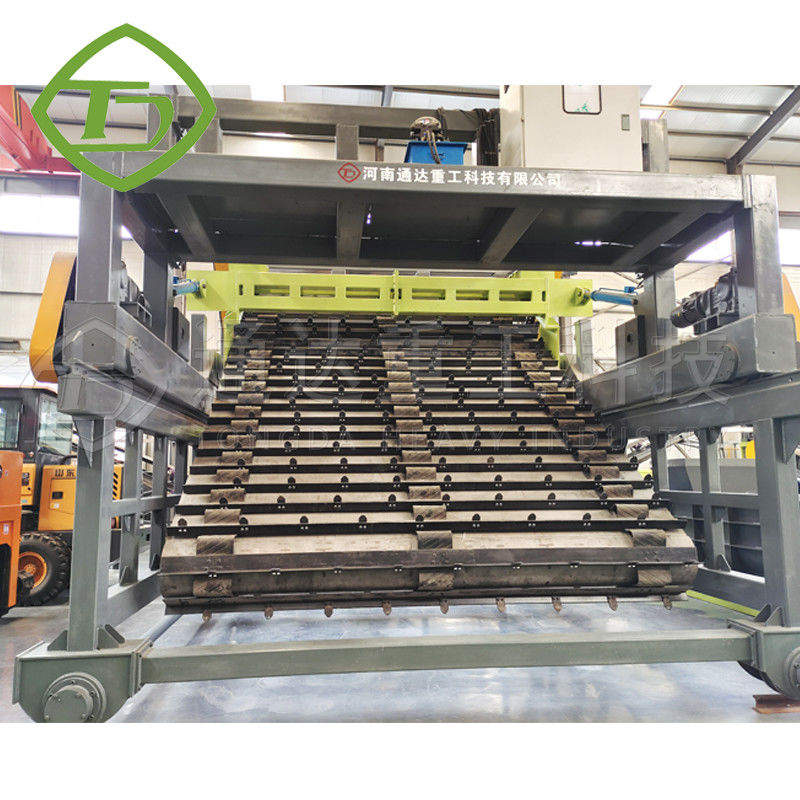 Tipo de placa de cadena Compost Turner Máquina de compostaje rápido Residuos orgánicos de animales