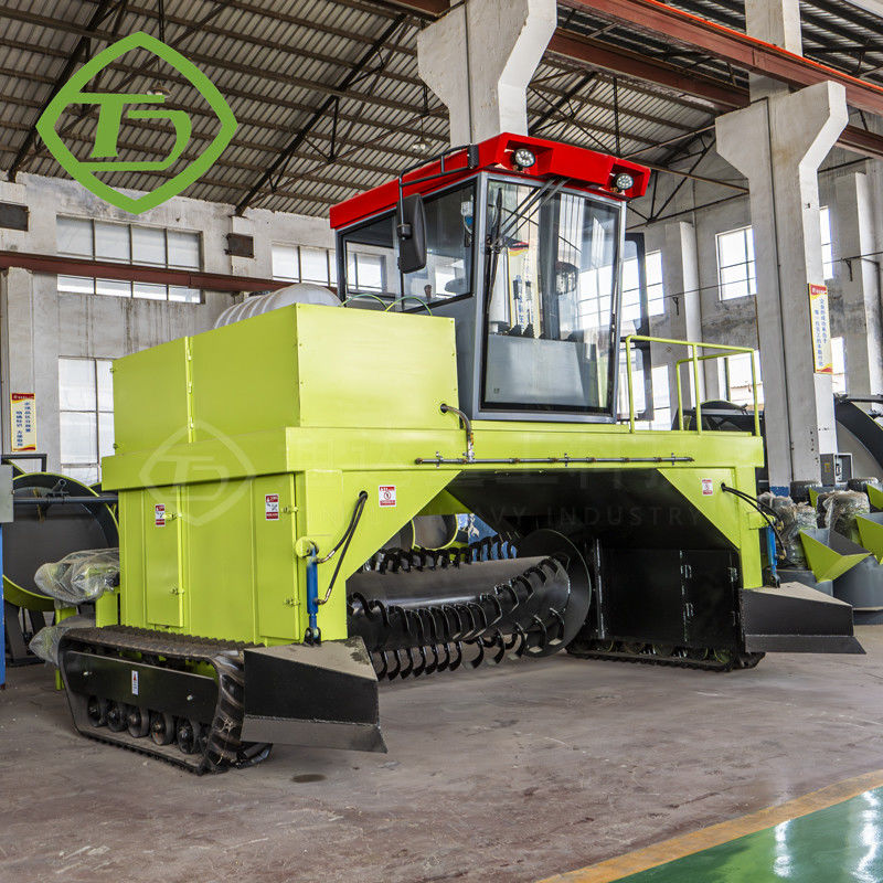 Máquina de transformación automática de compost para estiércol orgánico