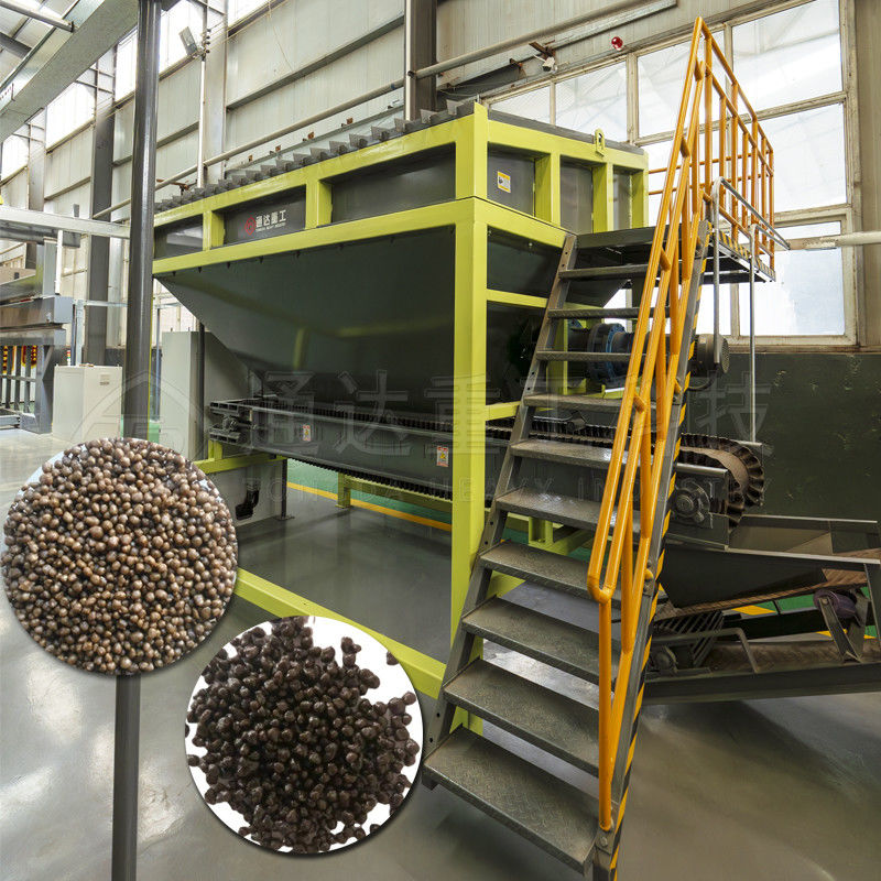 5 a 8 toneladas / h Línea de producción de fertilizantes Esgoto materias primas orgánicas Cisterna de alimentación