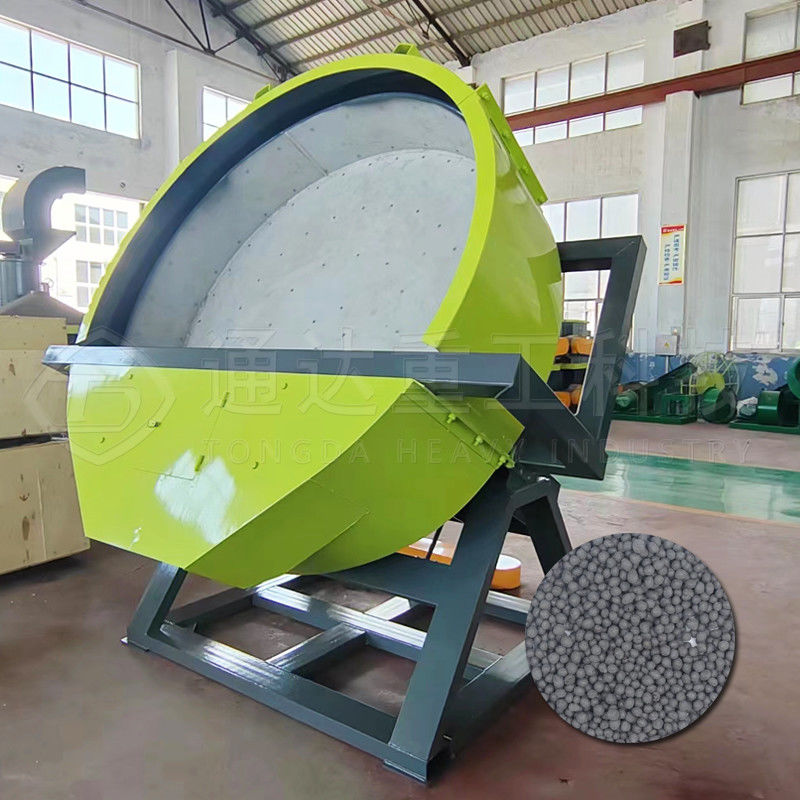 0.8-1.2 t/h Granulador de disco de fertilizante de tipo húmedo Granulador de disco de estiércol