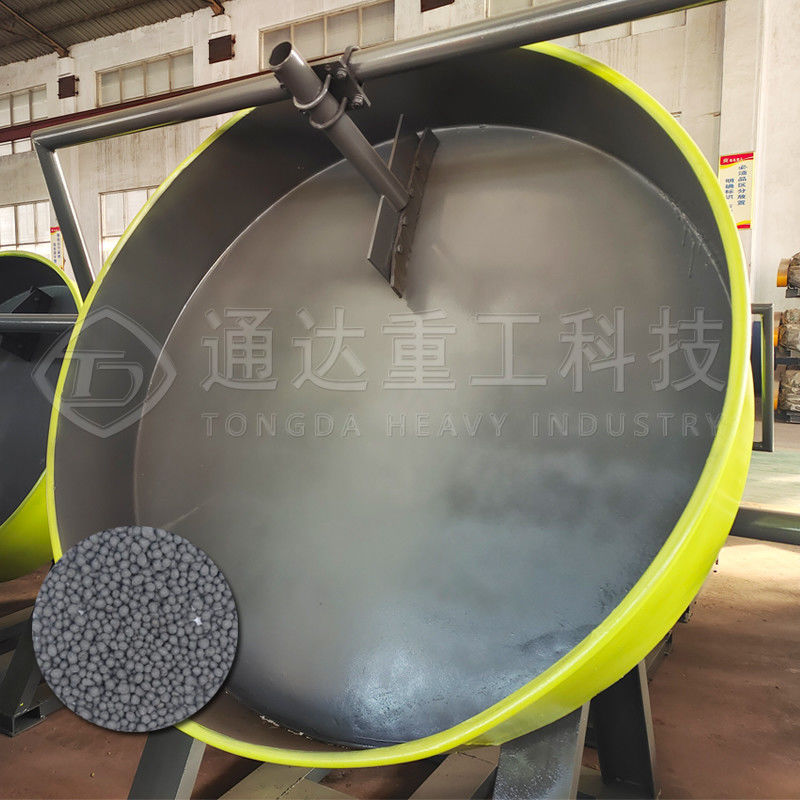 Granulador de disco de fertilizante ampliamente utilizado de 1,2-1,5 t / h para hacer granulados de fertilizantes