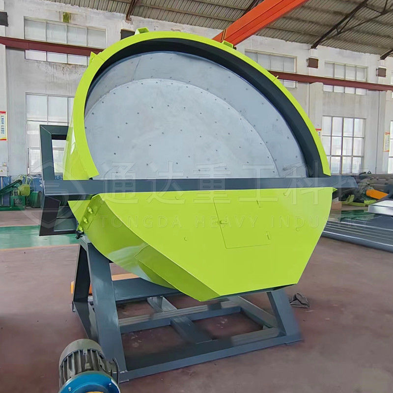 Granulador de disco de fertilizante ampliamente utilizado de 1,2-1,5 t / h para hacer granulados de fertilizantes