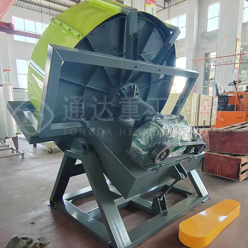0.8-1.2 t/h Granulador de disco de fertilizante de tipo húmedo Granulador de disco de estiércol