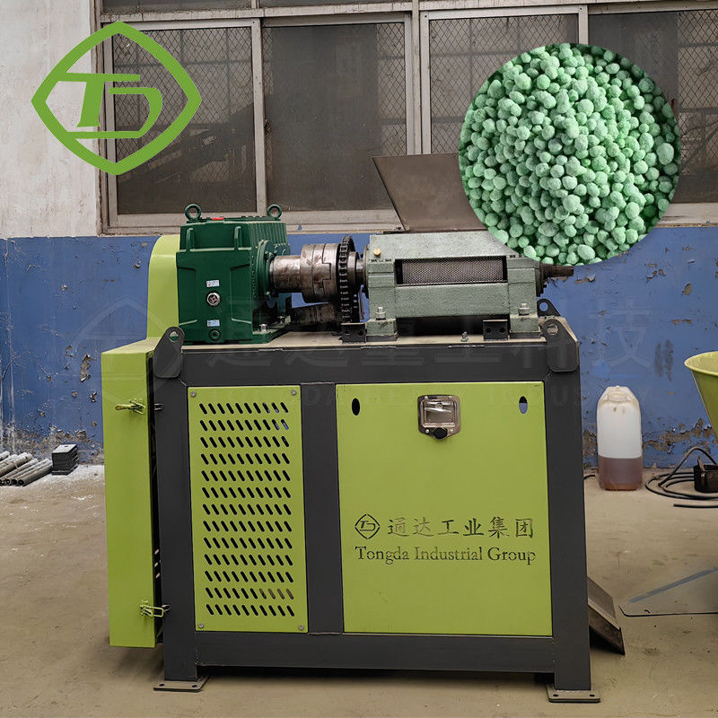 2000 kg/hora Máquina de extrusión de granulador de extrusión para la fabricación de pellets de rodillos dobles
