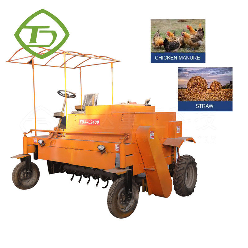 Motor diesel Compost Fermentación Turner Fertilizante orgánico Compost Turner Compost móvil Máquina Turner